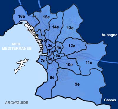Plan Marseille Marseille map